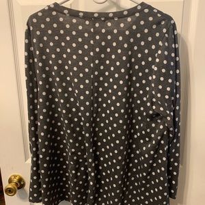 Soft Polk a dot tunic by Green Envelope Los Angeles  size 2x